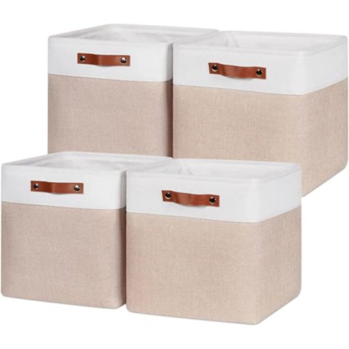 HNZIGE Small Storage Baskets for Organizing(6 Pack) Fabric Baskets