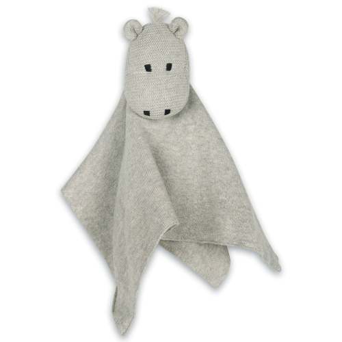 Viverano | Hippo - Organic Baby Lovey Security Blanket Cuddle Cloth