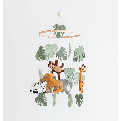 West Elm Nivas Collection Felted Safari Mobile