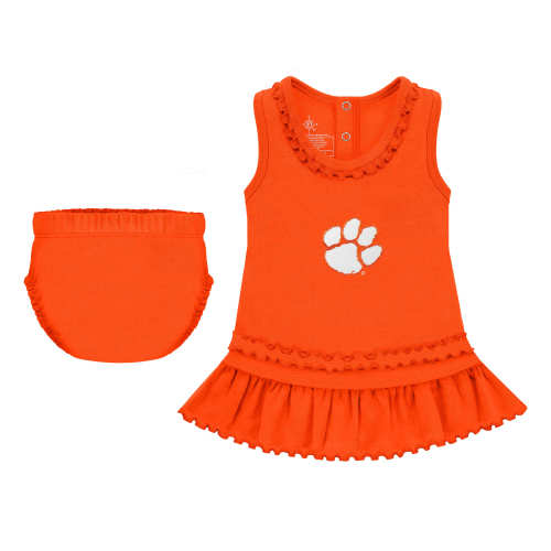 Clemson Tigers Ruffled Tank Top Dress | College Baby