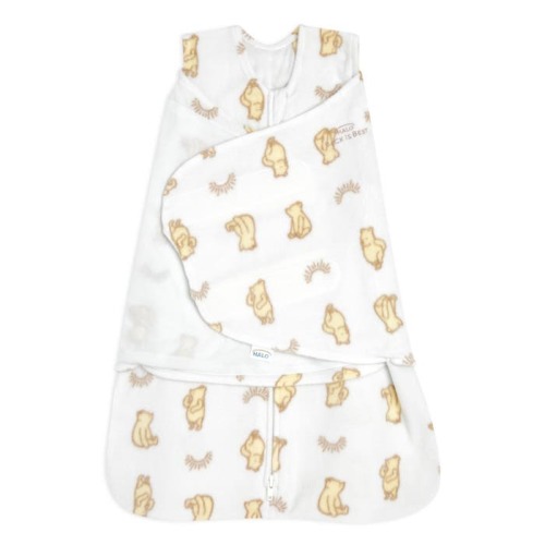 Micro-Fleece Baby Swaddle Winnie the Pooh Sunshine | HALO US