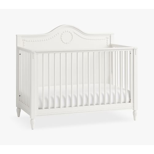 Adeline 4-in-1 Convertible Crib, Simply White, White Glove Delivery