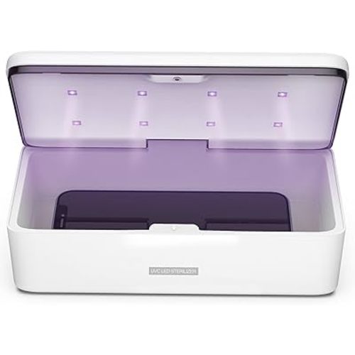 UV Light Sanitizer Box, UVC Phone Sanitizer Box for Smartphone,Jewellery and Household Items