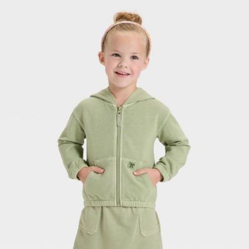 Toddler Girls' Zip-Up French Terry Hoodie - Cat & Jack™