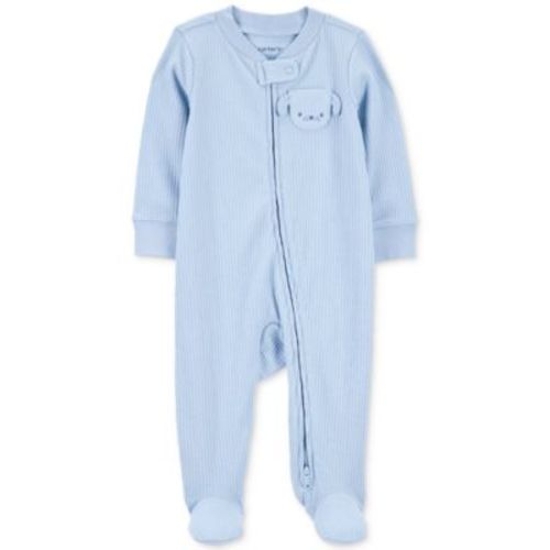Baby Boys Dog Pocket Ribbed Sleep & Play Pajamas