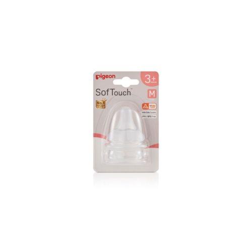 Pigeon SofTouch III Peristaltic + Teat M 2 Pack