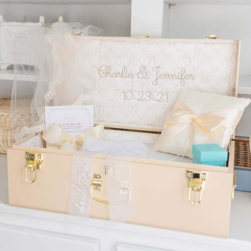 Petite Classic Trunk - Light Blue | Petite Keep with touch of blue interior