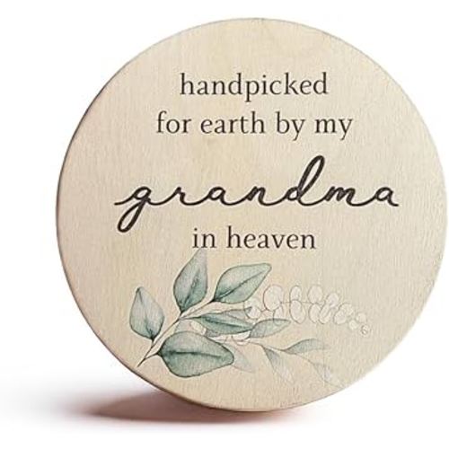 Handpicked for Earth by My Grandma in Heaven Pregnancy Announcement Newborn Sign