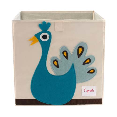3Sprouts storage box - Peacock