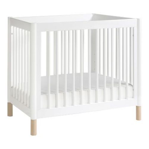 Babyletto Gelato 4-in-1 Convertible Mini Crib And Twin Bed - Washed Natural/white