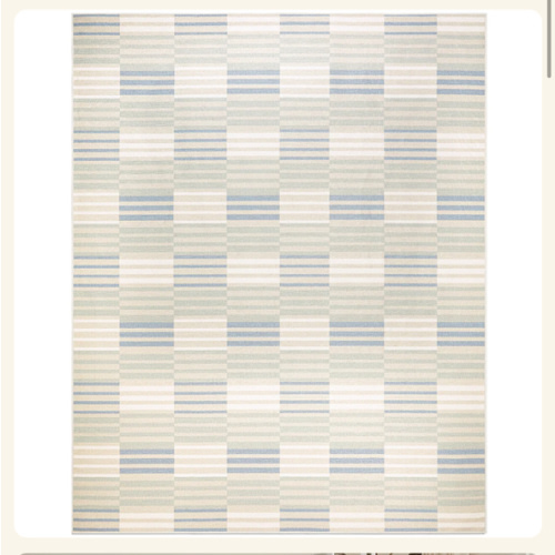 Arlo Blue/Ivory - Washable Rug– Tumble