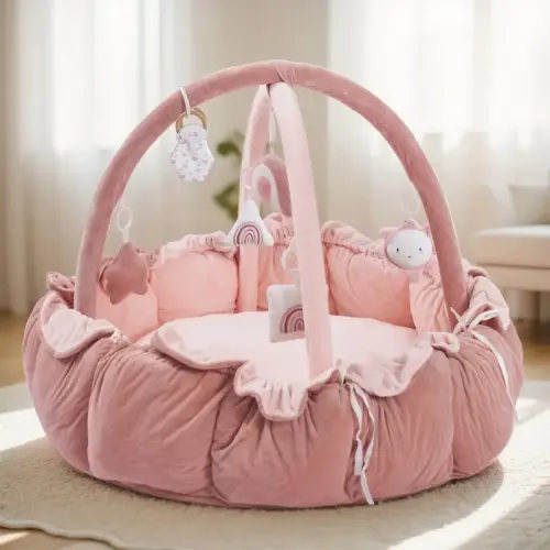 5 in 1 thick plush baby play gym baby play mats floor tummy - Temu