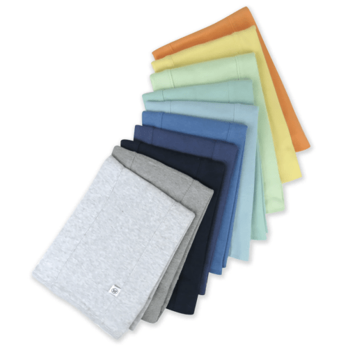 10-Pack Organic Cotton Knit Tri-fold Burp Cloths | Honest Baby Clothing