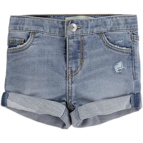Levi's Baby Girls' Denim Shorty Shorts - 6 Months - Miami Vice