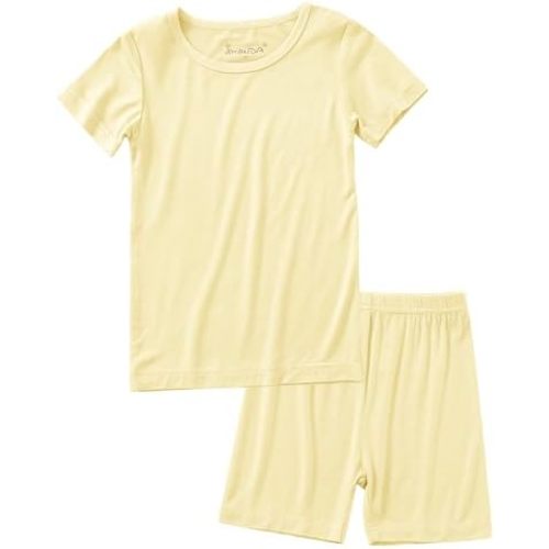 Jimonda Baby Boys Girls Pajama Sets Toddler Sleepwear Cool Jammies 2pcs Viscose from Bamboo PJs 18M-8Y