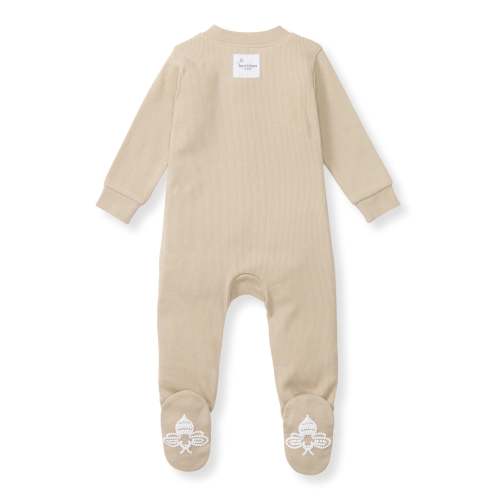 Solid Rib Organic Cotton Sleep & Play - Hummus – Burt's Bees Baby, Loose Fit 3-6 Months