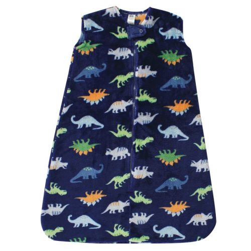 Hudson Baby Infant Boys Plush Sleeping Bag, Sack, Blanket, Dinosaurs, 0-6 Months