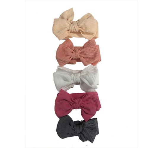 Curls & Pearls 5-Pack Mini Stretch Bows
