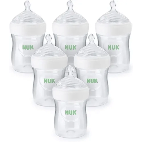 NUK Simply Natural Baby Bottle with SafeTemp