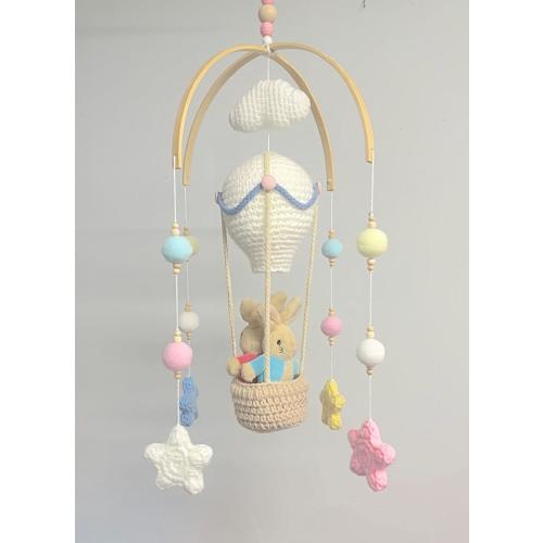 Peter Rabbit and Flopsy Bunny Rabbit Nursery Cot Mobile