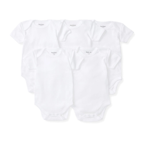 Bee Essentials Organic Short Sleeve Baby Bodysuit 5 Pack | Burt's Bees Baby®