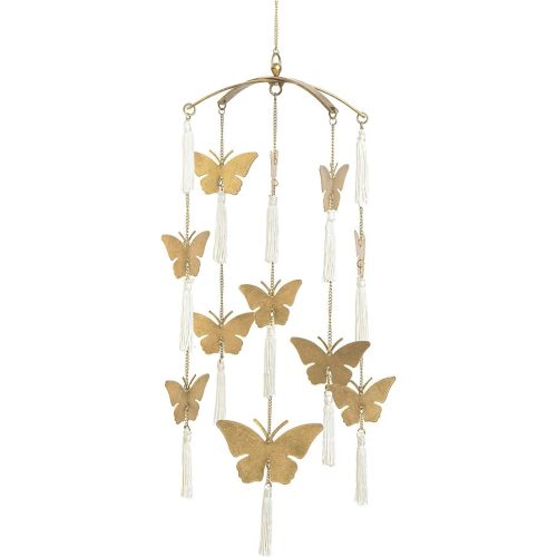 Crane Baby Butterfly Nursery Décor for Boys and Girls, Ceiling Hanging, 6" x 6" X 36"
