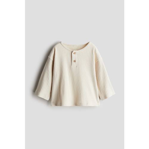 RIBBED HENLEY SHIRT