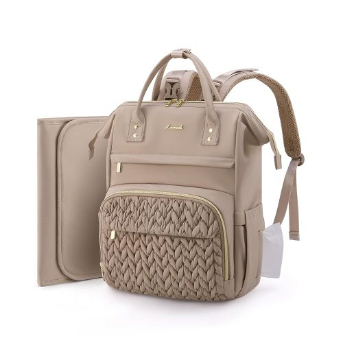 LOVEVOOK Diaper Bag Backpack, Baby Bag with Changing Station for Moms & Dads, Large Waterproof Mommy bag with Stroller Buckles, Travel Essential Baby Shower for Boys and Girls