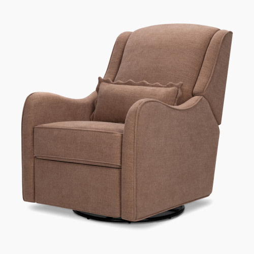 Namesake Devon Recliner and Swivel Glider - Performance Dusty Rose Eco-Basketweave