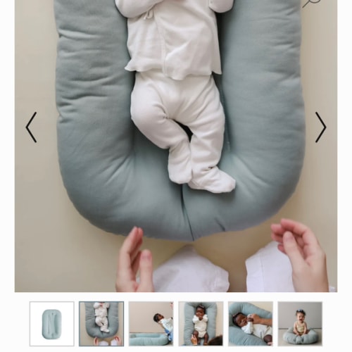 Snuggle Me Infant Lounger | Slate