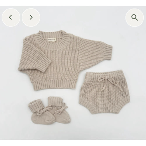 Taupe Quincy Set – Olive and Cradle