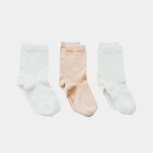 Pure (no dye) Kids Socks | 98% Organic Cotton – Q for Quinn