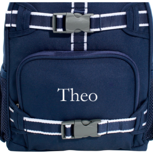 Mackenzie Navy Solid Backpacks | Pottery Barn Kids
