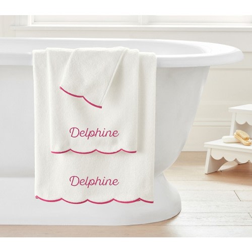 Monique Lhuillier Delphine Bath Towels | Pottery Barn Kids