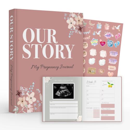 Pregnancy Journal and Baby Keepsake Memory Book – Perfect Gift for Expecting Moms (New Mom & Baby Shower Gift)