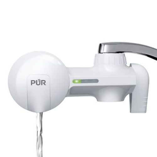 PUR Faucet Mount Water Filtration System, Powerful Filtration with Lead Reduction, Horizontal, White, PFM150W: Sink Water Filter, Kitchen Appliances