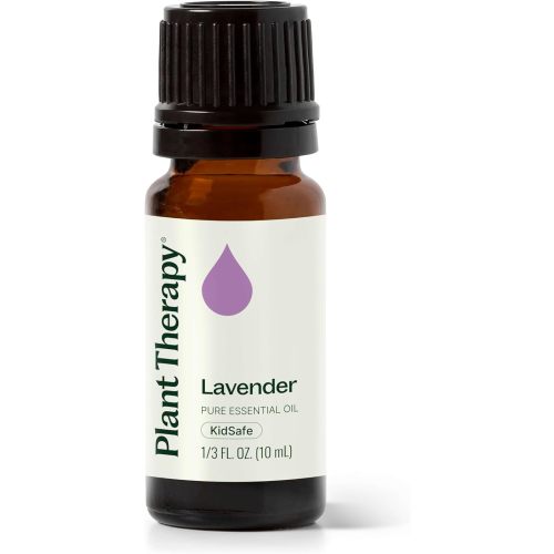 Plant Therapy Lavender Essential Oil 100% Pure, Undiluted, Therapeutic Grade, Aromatherapy Diffuser for Relaxation and Body Care, Healthy Skin and Hair, 10 mL (1/3 oz)