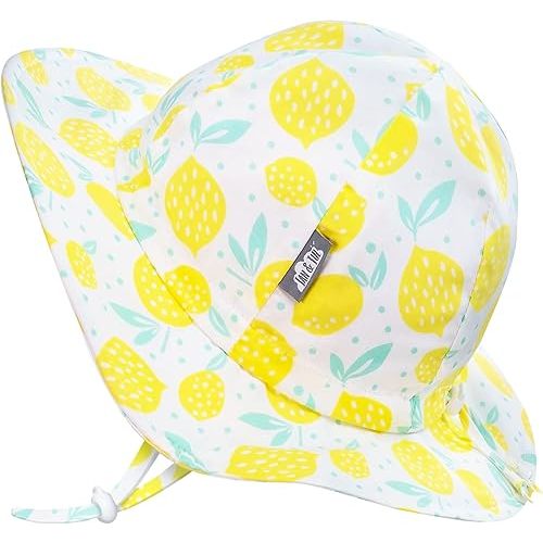 JAN & JUL 50+ UPF Cotton Sun Hat with Wide Brim for Toddler Girls