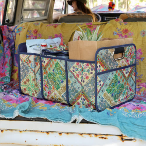 Car Trunk Organizer - Mandala Folk Patchwork