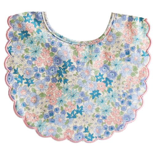 Scallop Floral Bib