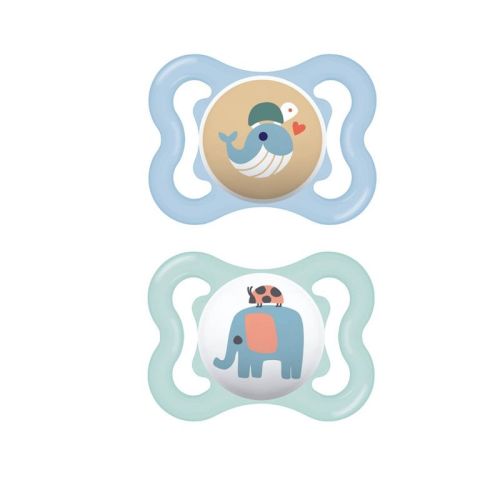 MAM Mini Air Pacifier 0-6 Months - 2ct Blue
