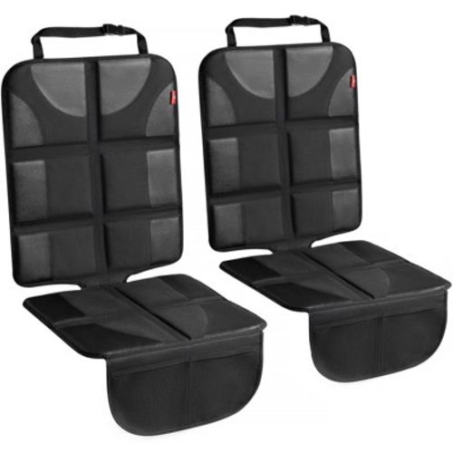 Helteko XL Car Seat Protector for Child Car Seats, Cover Protection, Polyester, 2 Pack, Black