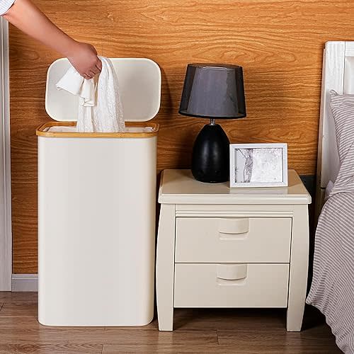 Slim Laundry Basket with Lid
