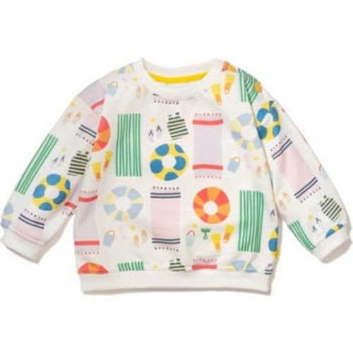 Recycled Cotton & Organic Cotton Graphic Sweatshirt, 12-18M