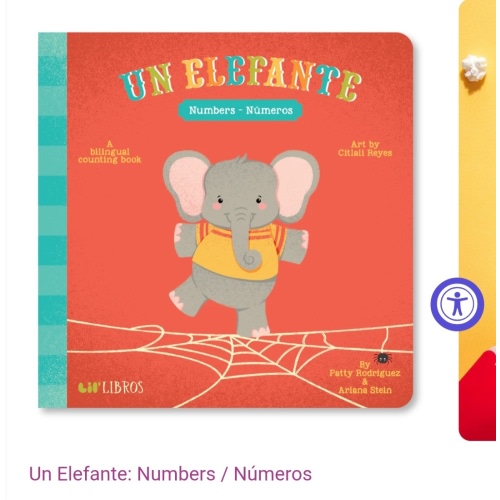 Un Elefante: Numbers/Números: A bilingual counting book