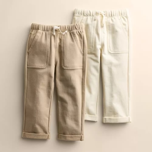 Baby & Toddler Little Co. By Lauren Conrad 2-Pack Organic Cotton Essential Pants