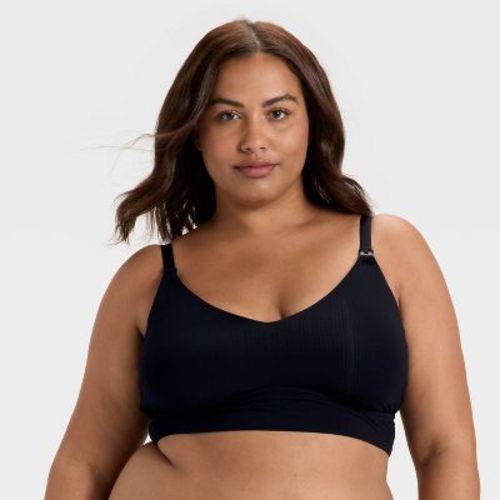 Women's Modal Blend Nursing Unlined Bralette - Auden™ Black 1X