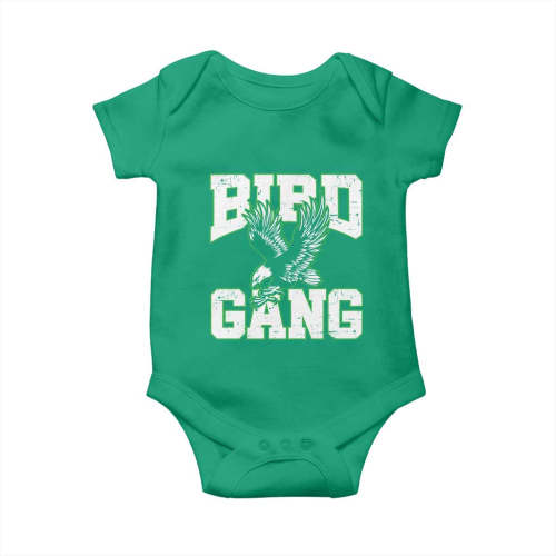 Bird Gang Baby Onesie Vintage 90s Style Classic Eagles Fly TS10