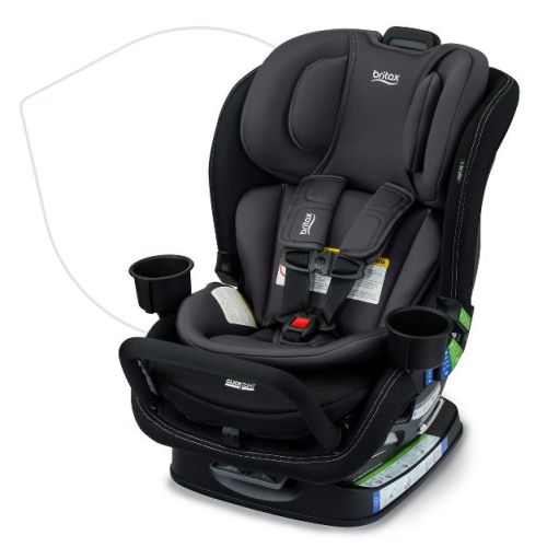 Britax Poplar S Slim 17-inch Design With Clicktight Technology Convertible Car Seat - Arctic Onyx