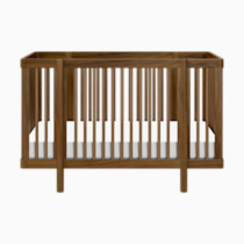 babyletto Pogo 8-in-1 Convertible Crib with All-Stages Conversion Kits - Natural Walnut